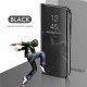 Flip Mirror Window Shockproof Full Cover Protective Case + HD Clear 9H Anti-Explosion Tempered Glass Screen Protector