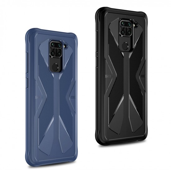 For Xiaomi Redmi Note 9 Case Shockproof Anti-fingerprint Anti-sweat TPU Soft Protective Case Back Cover Non-original