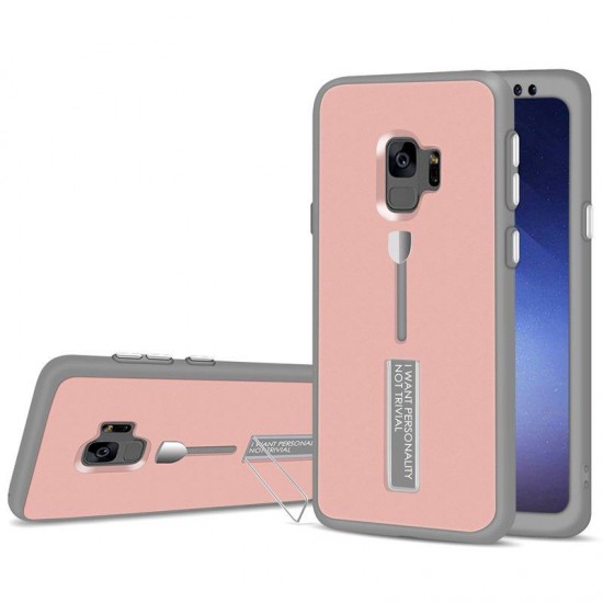 Full Body Front & Back Cover Strap Grip Kickstand Case For Samsung Galaxy S9/S9 Plus