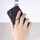 Happy Deer Ring Holder Bracket TPU+PU Leather Protective Case For iPhone XR 6.1 Inch