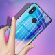 Laser Aurora Gradient Tempered Glass Shockproof Protective Case For Xiaomi Mi8 SE 5.88 Inch