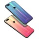 Laser Gradient Bling Tempered Glass Shockproof Protective Case For Xiaomi Mi 8 Lite