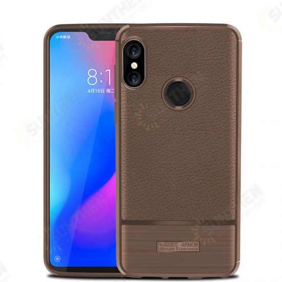 Anti-fingerprint Silicone Protective Case For Xiaomi Mi A2 Lite / Xiaomi Redmi 6 Pro