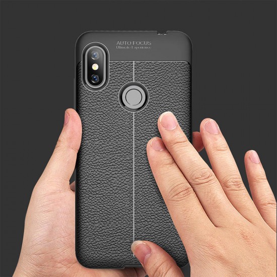 Pattern Soft TPU Anti-fingerprint Back Protective Case For Xiaomi Redmi Note 6 Pro Non-original