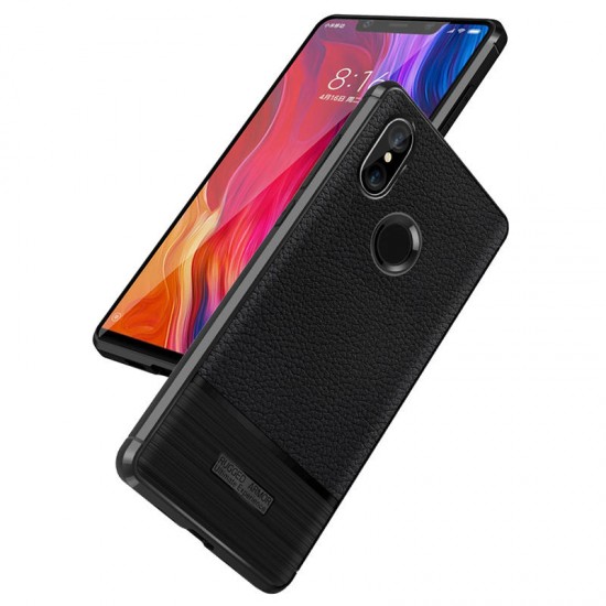 Texture Wire Drawing Process Shockproof Protective Case For Xiaomi Mi8