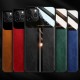 Luxury Business PU Leather Mirror Glass Shockproof Protective Case for iPhone 11 Pro 5.8 inch