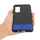 Luxury Canvas Fabric Splice Soft Silicone Edge Shockproof Protective Case for Xiaomi Mi Note 10 Lite Non-original