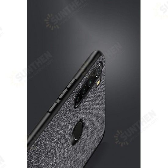 Luxury Cotton Cloth Shockproof Protective Case for Xiaomi Redmi Note 8 2021 Non-original