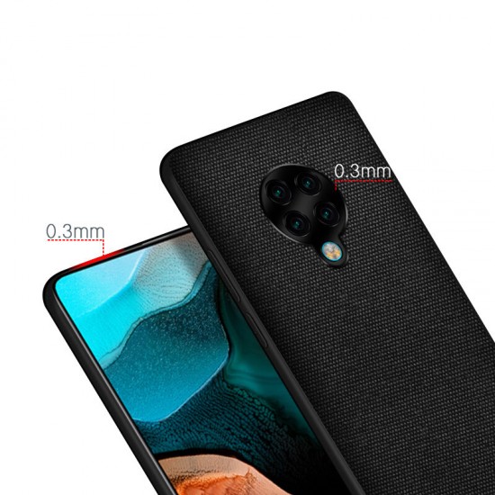 Luxury Fabric Splice Soft Silicone Edge Shockproof Protective Case For Poco F2 Pro / Xiaomi Redmi K30 PRO Case Non-original