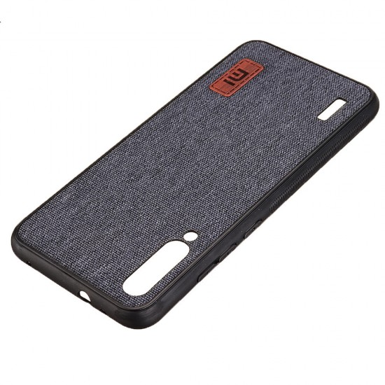 Luxury Fabric Splice Soft Silicone Edge Shockproof Protective Case For Xiaomi Mi A3 / Xiaomi Mi CC9e Non-original