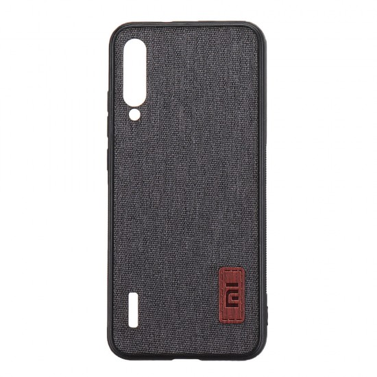 Luxury Fabric Splice Soft Silicone Edge Shockproof Protective Case For Xiaomi Mi A3 / Xiaomi Mi CC9e Non-original