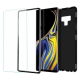 Magnetic Adsorption Tempered Glass Back Cover+Tempered Glass Screen Protector Protective Case For Samsung Galaxy Note 9