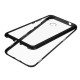 Magnetic Flip Metal Frame Tempered Glass Full Cover Protective Case for Xiaomi Redmi 7 / Redmi Y3