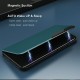 Magnetic Flip Smart Sleep Window View Shockproof PU Leather Full Cover Protective Case for Samsung Galaxy S8