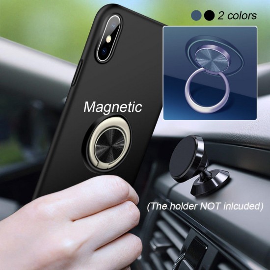 Magnetic Ring Grip Stand Soft TPU Protective Case for iPhone X/XS/XR/XS Max/7/8/6/6s