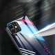 Oil Painting Colorful Glossy Tempered Glass with 3D Metal Matte Lens Ring Shockproof Protective Case for iPhone 11 6.1 inch