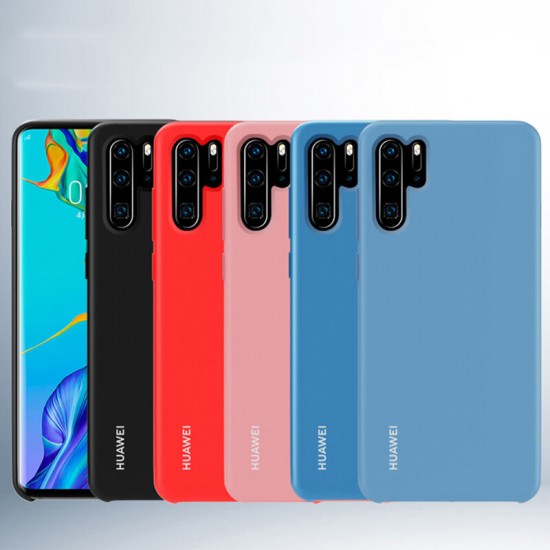 Original Ultra Thin Anti-Scratch Liquid Silicone Soft Protective Case for Huawei P30 Pro