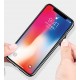 Plating Blue-Ray Tempered Glass Soft TPU Edge Shockproof Protective Case For iPhone X