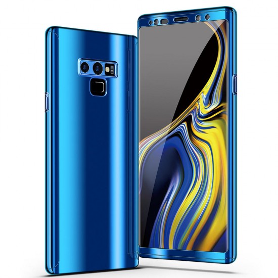 Plating Full Body Front & Back Cover Protective Case With Screen Film For Samsung Galaxy Note 9