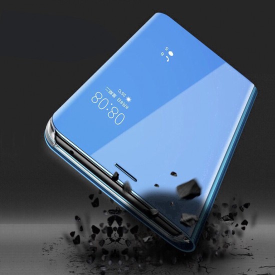 Plating Mirror Window Shockproof Flip Full Cover Protective Case for Xiaomi Mi9 Mi 9 Lite / Xiaomi Mi CC9