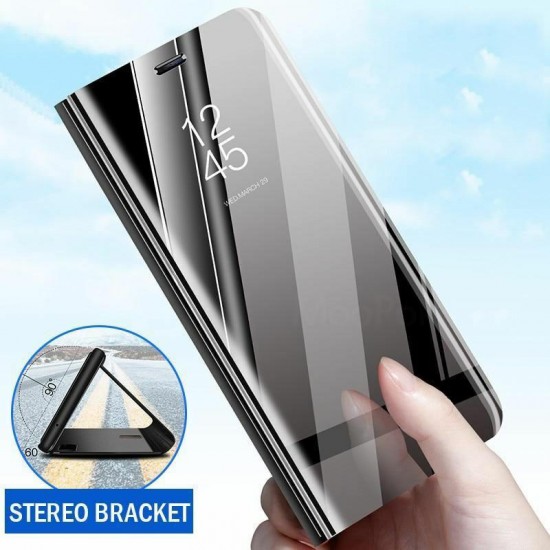 Plating Mirror Window Shockproof Flip Full Cover Protective Case for Xiaomi Mi9 Mi 9 Lite / Xiaomi Mi CC9