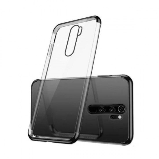 Plating Shockproof Transparent Soft TPU Protective Case for Xiaomi Redmi Note 8 pro