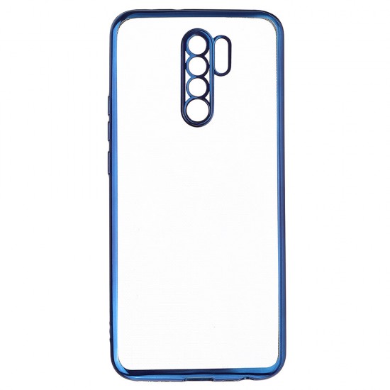 Plating Transparent Ultra-Thin Shockproof with Lens Protector Soft TPU Protective Case for Xiaom Redmi 9 Non-original