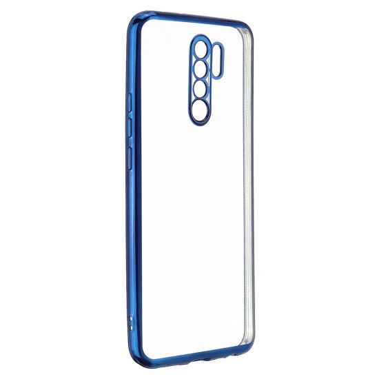 Plating Transparent Ultra-Thin Shockproof with Lens Protector Soft TPU Protective Case for Xiaom Redmi 9 Non-original