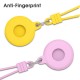 Portable Pure Liquid Silicone Protective Cover Sleeve for Apple Airtags bluetooth Tracker with Lanyard