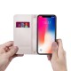 Premium Magnetic Flip Card Slot Kickstand Protective Case For iPhone X