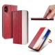 Premium Magnetic Flip Card Slot Kickstand Protective Case For iPhone X