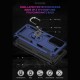 Protective Case Bumper Cover For Poco M4 Pro 5G TPU + PC Shock Resistant Phone Case With Adjustable Swivel Ring Holder