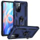 Protective Case Bumper Cover For Poco M4 Pro 5G TPU + PC Shock Resistant Phone Case With Adjustable Swivel Ring Holder