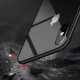 Protective Case for iPhone XS Magnetic Adsorption Metal Bumper + 9H Tempered Glass Back Cover