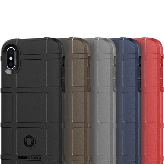 Rugged Shield Soft Silicone Protective Case for iPhone X