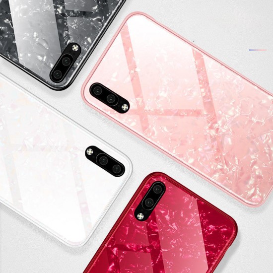 Shell Glossy Tempered Glass Soft Edge Protective Case for Huawei P20/ Huawei nova 3e/ P20 PRO