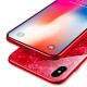 Shell Pattern Glossy Glass Soft Edge Protective Case for iPhone X