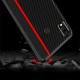 Shockproof Carbon Fiber Soft Silicone Edge PU Leather Protective Case for Xiaomi Redmi Note 7 / Redmi Note 7 Pro Non-original