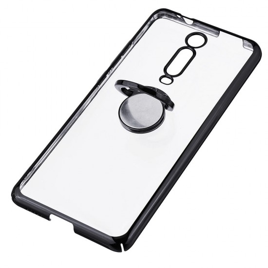 Shockproof Plating With Ring Holder Hard PC Back Cover Protective Case for Xiaomi Mi 9T / Xiaomi Mi 9T Pro / Redmi K20 / Redmi K20 PRO