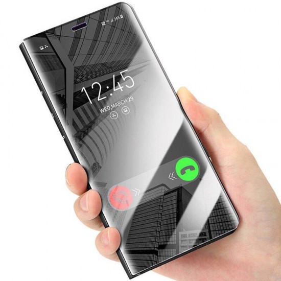 Smart Sleep Mirror Window View Bracket Phone Case For Samsung Galaxy S9
