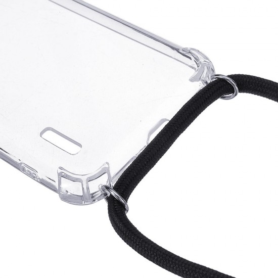 Transparent Shockproof With Drawstring Necklace Rope Protective Case For Xiaomi Mi A3 / Xiaomi CC 9e Non-original