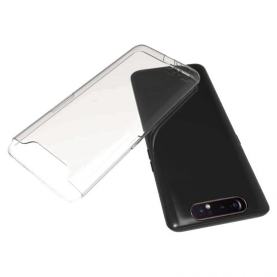 Transparent Soft TPU Back Cover Protective Case for Samsung Galaxy A80 2019