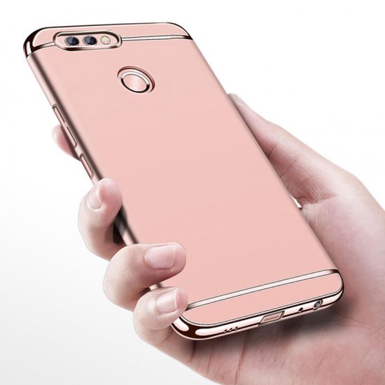 Ultra-thin 3 in 1 Plating Frame Splicing PC Hard Protective Case For Xiaomi Mi 8 Lite