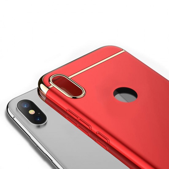 Ultra-thin 3 in 1 Plating Frame Splicing PC Hard Protective Case For Xiaomi Redmi 6 Pro / Xiaomi Mi A2 Lite Non-original