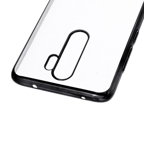 Ultra-thin Shockproof Elac-plating Transparent PC Hard Protective Case For Xiaomi Redmi Note 8 PRO