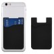 Universal Stick On Phone Wallet Silicone Adhesive Sticker Ultra-Thin With Card Holder Pocket Compatible With Most Smartphones