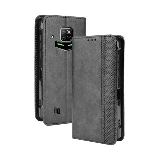 For S88 Pro Case Magnetic Flip with Multiple Card Slot Wallet Folding Stand PU Leather Shockproof Full Cover Protective Case