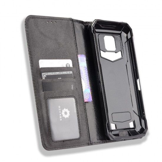 For S88 Pro Case Magnetic Flip with Multiple Card Slot Wallet Folding Stand PU Leather Shockproof Full Cover Protective Case