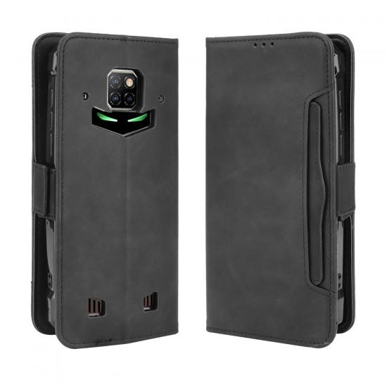 For S88 Pro/ S88 Plus Case Magnetic Flip with Multiple Card Slot Wallet Folding Stand PU Leather Shockproof Full Cover Protective Case