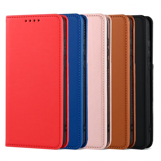 For Huawei P40 Case Business Flip Magnetic with Multi-Card Slots Wallet Shockproof PU Leather Protective Case Non-Original